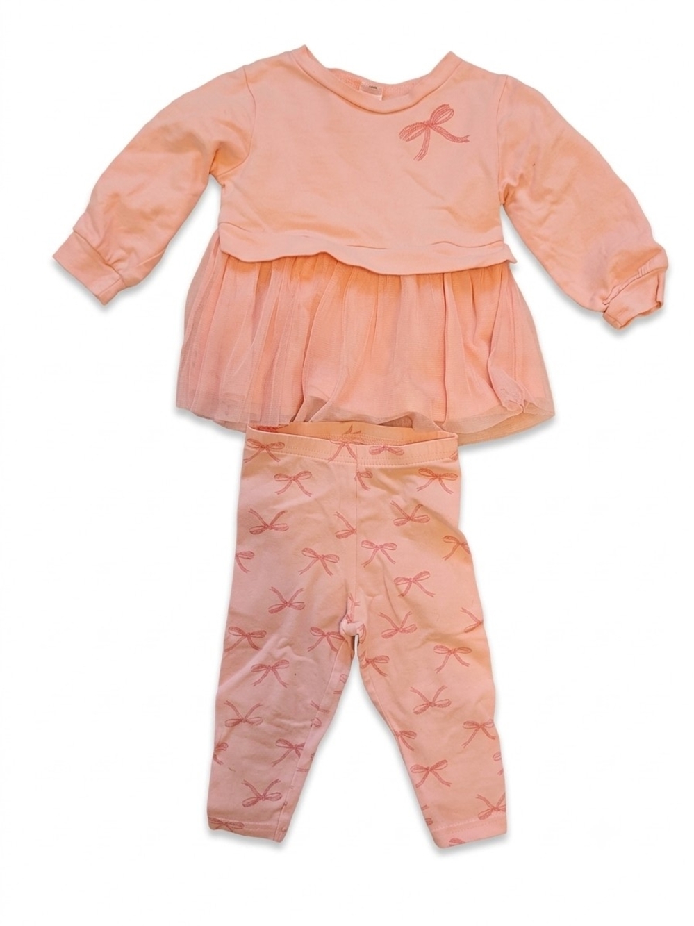 Carter's Baby Girls Bow Print Set Size 12M